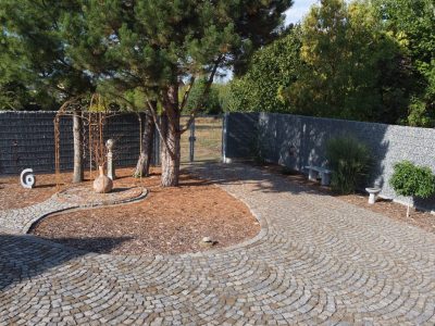 BAUUNTERNEHMEN MANFRED GRAFE - Dachdecker und Zimmerer - Dresden, Großenhain, Riesa, Meißen, Radebeul, Sachsen ||| Errichtung von Gabionenwänden, Raden, 2021