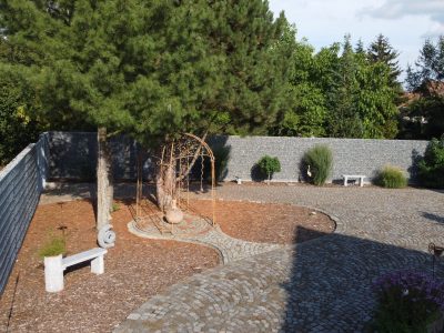 BAUUNTERNEHMEN MANFRED GRAFE - Dachdecker und Zimmerer - Dresden, Großenhain, Riesa, Meißen, Radebeul, Sachsen ||| Errichtung von Gabionenwänden, Raden, 2021