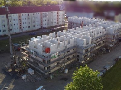 BAUUNTERNEHMEN MANFRED GRAFE - Mauerwerks- und Stahlbetonbau - Dresden, Großenhain, Riesa, Meißen, Radebeul, Sachsen ||| BV Neubau Betreutes Wohnen mit Tagespflege in Gröditz, 2022-2023